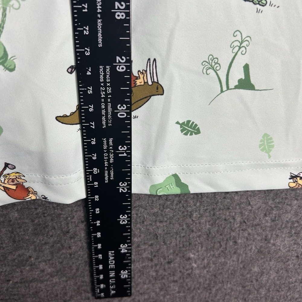 RSVLTS Flintstones Golf Polo Shirt Mens 2XL Loyal Order of Dinosaurs Tourney - Picture 8 of 12